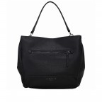 Beuteltasche Pleated Gusset Alicante Black, Farbe: schwarz, Marke: Liebeskind Berlin, EAN: 4058629007494, Abmessungen in cm: 29x27x10, Bild 1 von 8