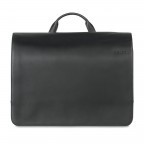 Messenger Bag ZEN-MES-001 Total Black, Farbe: schwarz, Marke: Salzen, EAN: 4057081028672, Abmessungen in cm: 37.5x27.5x11, Bild 1 von 5