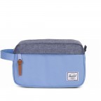 Kulturtasche Chapter Hydrangea Dark Chambray Crosshatch, Farbe: blau/petrol, Marke: Herschel, EAN: 0828432170272, Abmessungen in cm: 23x15x11, Bild 1 von 3