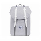 Rucksack Retreat Rubber Straps Volumen 18 Liter Light Grey Crosshatch White Rubber, Farbe: grau, Marke: Herschel, EAN: 0828432171699, Abmessungen in cm: 34x46x12, Bild 1 von 5
