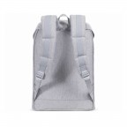 Rucksack Retreat Rubber Straps Volumen 18 Liter Light Grey Crosshatch White Rubber, Farbe: grau, Marke: Herschel, EAN: 0828432171699, Abmessungen in cm: 34x46x12, Bild 4 von 5