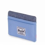 Karten-/Ausweisetui Charlie Hydrangea Dark Chambray, Farbe: blau/petrol, Marke: Herschel, EAN: 0828432174829, Abmessungen in cm: 10x7x0, Bild 2 von 4
