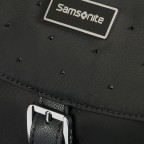 Rucksack Karissa Biz Backpack mit Swarovski-Steinchen Black, Farbe: schwarz, Marke: Samsonite, EAN: 5414847823602, Abmessungen in cm: 26x36x12, Bild 8 von 9