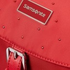Rucksack Karissa Biz Backpack mit Swarovski-Steinchen Formula Red, Farbe: rot/weinrot, Marke: Samsonite, EAN: 5414847823596, Abmessungen in cm: 26x36x12, Bild 8 von 9