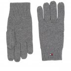Handschuh Essential Knitted Gloves Größe Onesize, Farbe: schwarz, grau, blau/petrol, Marke: Tommy Hilfiger, Bild 1 von 4