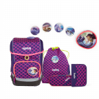Schulranzen Cubo Lumi Edition Set 5-teilig PerlentauchBär, Farbe: flieder/lila, Marke: Ergobag, EAN: 4057081024070, Abmessungen in cm: 25x40x20, Bild 1 von 10