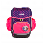 Schulranzen Cubo Lumi Edition Set 5-teilig PerlentauchBär, Farbe: flieder/lila, Marke: Ergobag, EAN: 4057081024070, Abmessungen in cm: 25x40x20, Bild 9 von 10