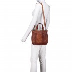 Shopper Basic 0750-X0007 Leder Cognac, Farbe: cognac, Marke: Campomaggi, EAN: 8054302043434, Abmessungen in cm: 24x22x11, Bild 3 von 6