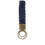 Schlüsselanhänger Soft-Weaving Hermine B3.0974 Midnight Navy, Farbe: blau/petrol, Marke: Harbour 2nd, Abmessungen in cm: 17x3x0, Bild 1 von 2