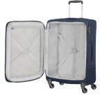 Koffer base-boost Spinner 66 Navy Blue, Farbe: blau/petrol, Marke: Samsonite, EAN: 5414847775048, Abmessungen in cm: 44x66x28, Bild 4 von 15