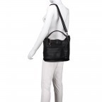 Beuteltasche Belfast Simona Bag in Bag Schwarz, Farbe: schwarz, Marke: Loubs, Abmessungen in cm: 30x26.5x13, Bild 3 von 9