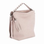 Beuteltasche Madrid Benita Hellgrau, Farbe: grau, Marke: Loubs, Abmessungen in cm: 33.5x30x13, Bild 2 von 4