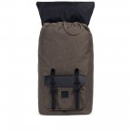 Rucksack Little America Aspect Volumen 23 Liter Canteen Crosshatch Black, Farbe: anthrazit, Marke: Herschel, EAN: 0828432188703, Abmessungen in cm: 28x50x17, Bild 3 von 4