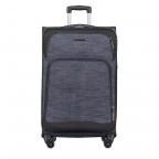 Koffer T1 79 cm Blue Stripe, Farbe: blau/petrol, Marke: Franky, Abmessungen in cm: 47x79x31, Bild 1 von 7