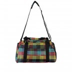 Reisetasche T1 Größe S Blue Stripe, Farbe: blau/petrol, Marke: Franky, Abmessungen in cm: 46x26x25, Bild 3 von 4