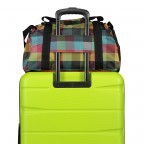 Reisetasche T1 Größe S Blue Stripe, Farbe: blau/petrol, Marke: Franky, Abmessungen in cm: 46x26x25, Bild 4 von 4