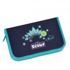 Schulranzen Sunny Set 4-teilig Cool Princess, Farbe: blau/petrol, Marke: Scout, Abmessungen in cm: 30x39x20, Bild 6 von 9