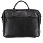 Aktentasche Schwarz, Farbe: schwarz, Marke: Hausfelder Manufaktur, Abmessungen in cm: 42x32x12, Bild 1 von 7
