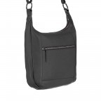 Beuteltasche Karen Schwarz, Farbe: schwarz, Marke: Hausfelder Manufaktur, Abmessungen in cm: 30x26x7, Bild 2 von 5