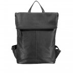 Rucksack Karen Schwarz, Farbe: schwarz, Marke: Hausfelder Manufaktur, Abmessungen in cm: 28x38x12, Bild 1 von 7