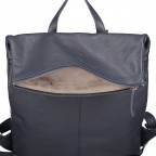Rucksack Karen Schwarz, Farbe: schwarz, Marke: Hausfelder Manufaktur, Abmessungen in cm: 28x38x12, Bild 6 von 7