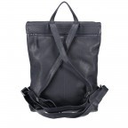 Rucksack Karen Schwarz, Farbe: schwarz, Marke: Hausfelder Manufaktur, Abmessungen in cm: 28x38x12, Bild 7 von 7