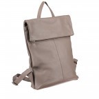Rucksack Karen Taupe, Farbe: taupe/khaki, Marke: Hausfelder Manufaktur, Abmessungen in cm: 28x38x12, Bild 2 von 7