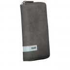 Geldbörse Mademoiselle Wallet MW2 Nubuk Stone, Farbe: grau, Marke: Zwei, EAN: 4250257916975, Abmessungen in cm: 19.5x10x3, Bild 2 von 5