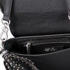 Handtasche Mikronieten Black Schwarz, Farbe: schwarz, Marke: Replay, EAN: 8056741263565, Abmessungen in cm: 21x20x10, Bild 4 von 5