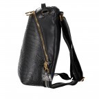 Rucksack Kroko Black Schwarz, Farbe: schwarz, Marke: Replay, EAN: 8056741262742, Abmessungen in cm: 32x26x13, Bild 3 von 6