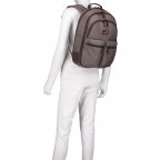 Rucksack Rockwell Laptop Backpack 15.6 Zoll mit Smart Sleeve Grey, Farbe: grau, Marke: Samsonite, EAN: 5414847771118, Abmessungen in cm: 33.5x43x23.5, Bild 2 von 7