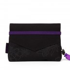 Tasche Klatsch Girlsbag Purple Hibiscus, Farbe: schwarz, Marke: Satch, EAN: 4057081025107, Abmessungen in cm: 17.5x12.5x4, Bild 1 von 10