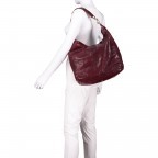 Beuteltasche 0130-X0001 Leder 48cm Vinaccia, Farbe: rot/weinrot, Marke: Campomaggi, EAN: 8054302148504, Bild 10 von 11