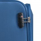 Koffer/Trolley Visa 360° 78 cm Light Blue, Farbe: blau/petrol, Marke: Delsey, EAN: 3219110390162, Abmessungen in cm: 50x78x30, Bild 7 von 11