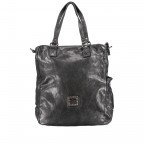 Shopper Diamante Nero Leder Schwarz, Farbe: schwarz, Marke: Campomaggi, Abmessungen in cm: 30x34x10, Bild 5 von 6