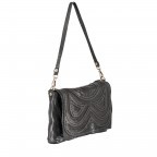 Umhängetasche Ambra Leder Schwarz, Farbe: schwarz, Marke: Campomaggi, Abmessungen in cm: 30x19x5, Bild 2 von 6