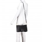 Umhängetasche Ambra Leder Schwarz, Farbe: schwarz, Marke: Campomaggi, Abmessungen in cm: 30x19x5, Bild 3 von 6