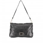 Umhängetasche Ambra Leder Schwarz, Farbe: schwarz, Marke: Campomaggi, Abmessungen in cm: 30x19x5, Bild 5 von 6
