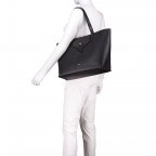 Handtasche Tormalina Leder Black, Farbe: schwarz, Marke: Campomaggi, EAN: 8054302191944, Abmessungen in cm: 38x30x12, Bild 3 von 6