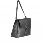 Umhängetasche Leder Nero, Farbe: schwarz, Marke: Campomaggi, EAN: 8054302193917, Abmessungen in cm: 32x27x12, Bild 2 von 5