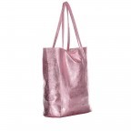 Shopper Athena Rosa Metallic, Farbe: rosa/pink, metallic, Marke: Hausfelder Manufaktur, Abmessungen in cm: 28x38x14, Bild 2 von 5