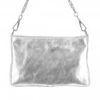 Umhängetasche Athena Silber Metallic, Farbe: metallic, Marke: Hausfelder Manufaktur, Abmessungen in cm: 22x14x3.5, Bild 1 von 3