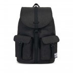 Rucksack Dawson Volumen 20,5 Liter Black Crosshatch Black, Farbe: schwarz, Marke: Herschel, EAN: 0828432210497, Abmessungen in cm: 33x40x15, Bild 1 von 4