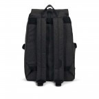 Rucksack Dawson Volumen 20,5 Liter Black Crosshatch Black, Farbe: schwarz, Marke: Herschel, EAN: 0828432210497, Abmessungen in cm: 33x40x15, Bild 4 von 4
