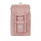 Rucksack Little America Medium Rubber Straps Volumen 14 Liter Ash Rose, Farbe: rosa/pink, Marke: Herschel, EAN: 0828432210848, Abmessungen in cm: 28x43x12, Bild 1 von 5