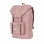 Rucksack Little America Medium Rubber Straps Volumen 14 Liter Ash Rose, Farbe: rosa/pink, Marke: Herschel, EAN: 0828432210848, Abmessungen in cm: 28x43x12, Bild 2 von 5