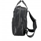 Rucksack Coleman Backpack LVZ Black, Farbe: schwarz, Marke: Strellson, EAN: 4053533648672, Abmessungen in cm: 40x30x16, Bild 3 von 6