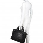 Aktentasche Coleman Briefbag MHZ Black, Farbe: schwarz, Marke: Strellson, EAN: 4053533651719, Abmessungen in cm: 38.5x30x12, Bild 7 von 7