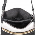 Handtasche Phoebe Bianco-Nero Bianco Nero, Farbe: schwarz, Marke: Gianni Chiarini, Abmessungen in cm: 25x18x7, Bild 4 von 6