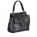 Handtasche Elettra Mini 6348-18AIRMN-RE Nero, Farbe: schwarz, Marke: Gianni Chiarini, Abmessungen in cm: 21x19x10, Bild 2 von 8
